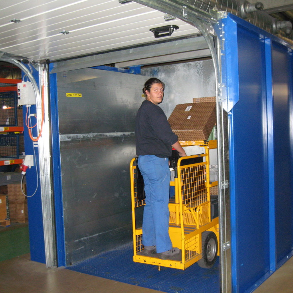 Loading bay lift in factory - Loading Bay Lifts